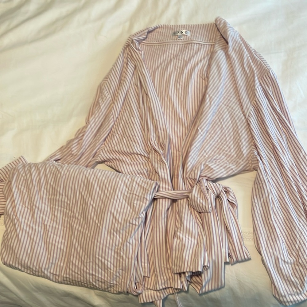 Lake pajamas kimono style pajamas, lilac